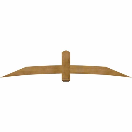 Ekena Millwork Bellingham Rough Sawn Timber Gable Bracket, Western Red Cedar, 96"W x 20"H x 4"D x 6"F, 5/12 Pitch GBW096X20X0406BEL00RWR